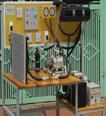 Mô hình máy lạnh ô tô dàn trải